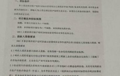 河南省上蔡县一村民实名举报“扶贫加油站”涉嫌违规招标，黑幕重重